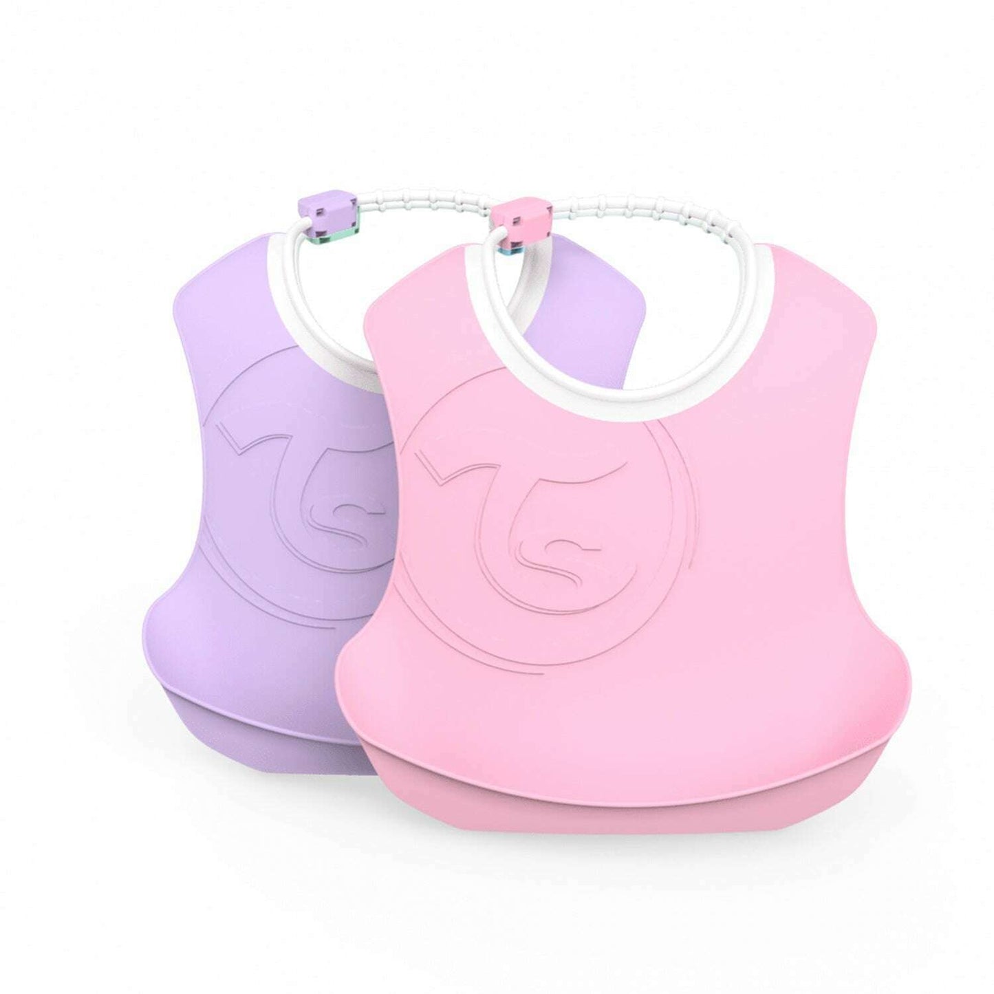 2x Pastel Bib Infant Feeding 2x Pastel Bib 2x Pastel Bib Twistshake