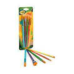 5x Paint Brushes Art & Crafts 5x Paint Brushes 5x Paint Brushes Crayola