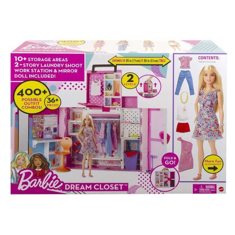 Dream Closet Doll & Play Set Toys Dream Closet Doll & Play Set Dream Closet Doll & Play Set Barbie