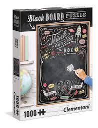 Blackboard Puzzle - Think Outside The Box - 1000 Pieces