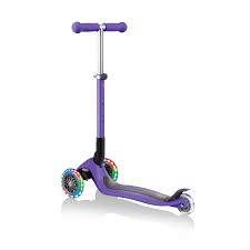 Junior Foldable Lights Scooter - Violet