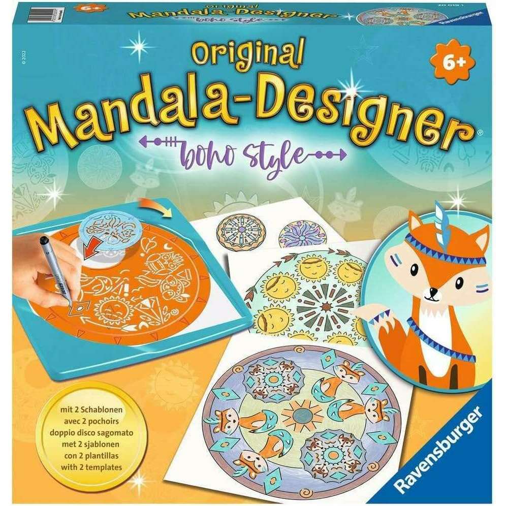 Art Activities - Mandala - Midday - Boho Style Art & Crafts Art Activities - Mandala - Midday - Boho Style Art Activities - Mandala - Midday - Boho Style Ravensburger