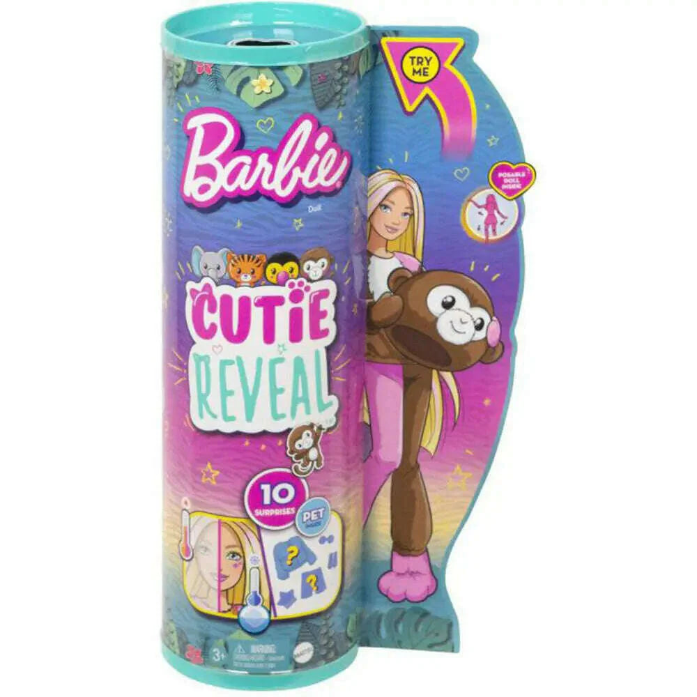 Cutie Reveal Jungle Friends Series,  Monkey Dolls and Barbies Cutie Reveal Jungle Friends Series,  Monkey Cutie Reveal Jungle Friends Series,  Monkey Barbie