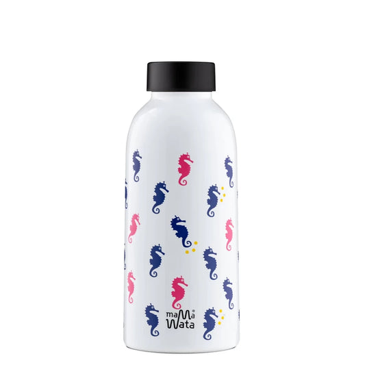 Insulated Stainless Steel Bottle, Sea Horse 470ml