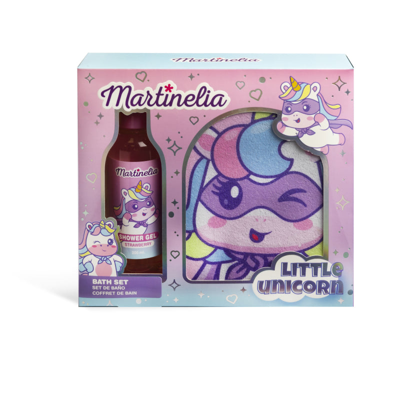 Coffret Little Unicorn Bath Set With Bath Glove