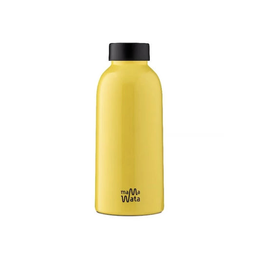 Insulated Stainless Steel Bottle, Yellow 470ml